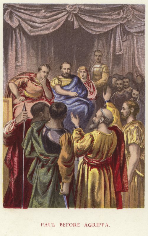 Paulus vor Agrippa von English School