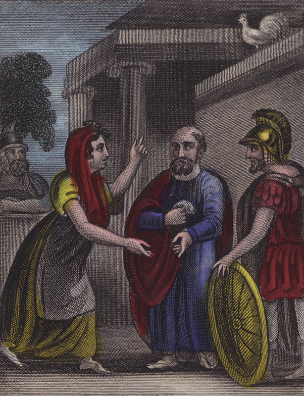 Petrus verleugnete seinen gesegneten Herrn von English School