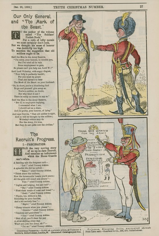 Politische Karikaturen von English School