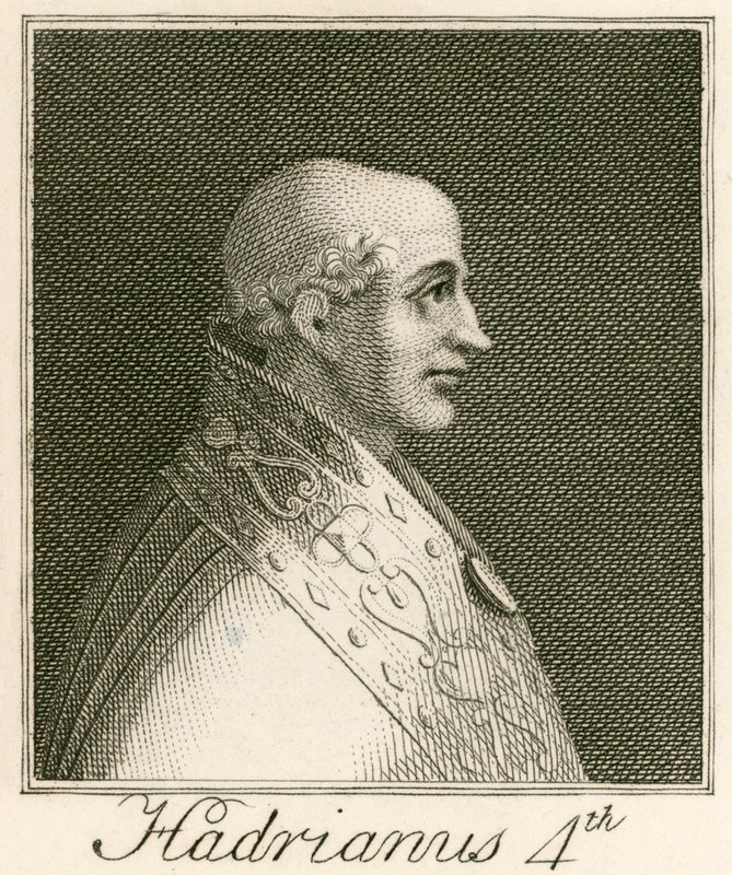 Papst Hadrian IV. von English School