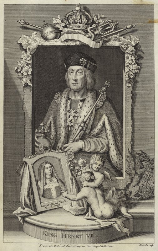 Porträt von Heinrich VII. von England von English School