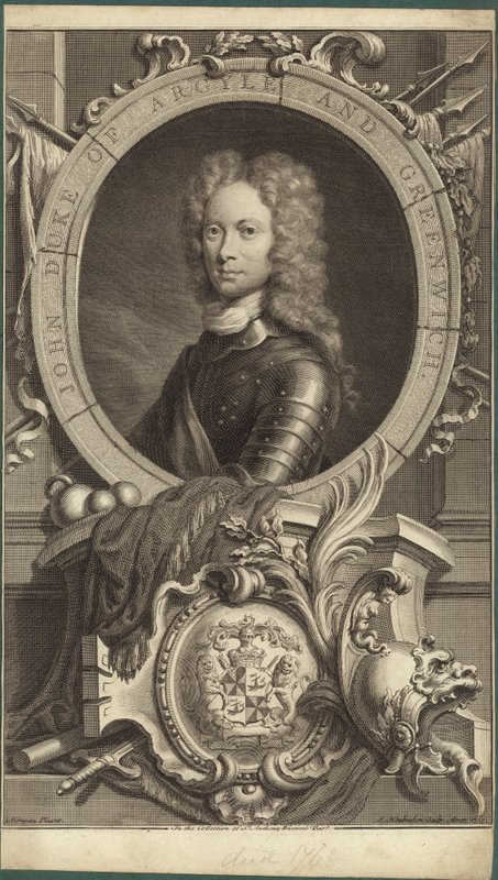 Porträt von John Campbell, Duke of Argyll und Duke of Greenwich von English School