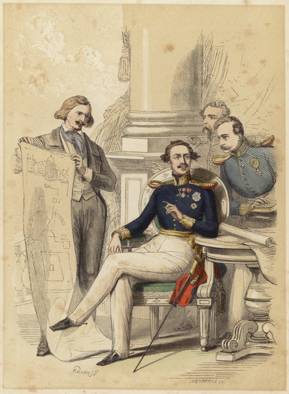 Porträt von König Ludwig II. von Bayern von English School