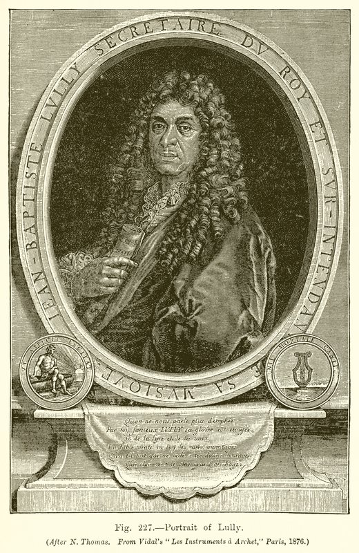 Porträt von Lully von English School