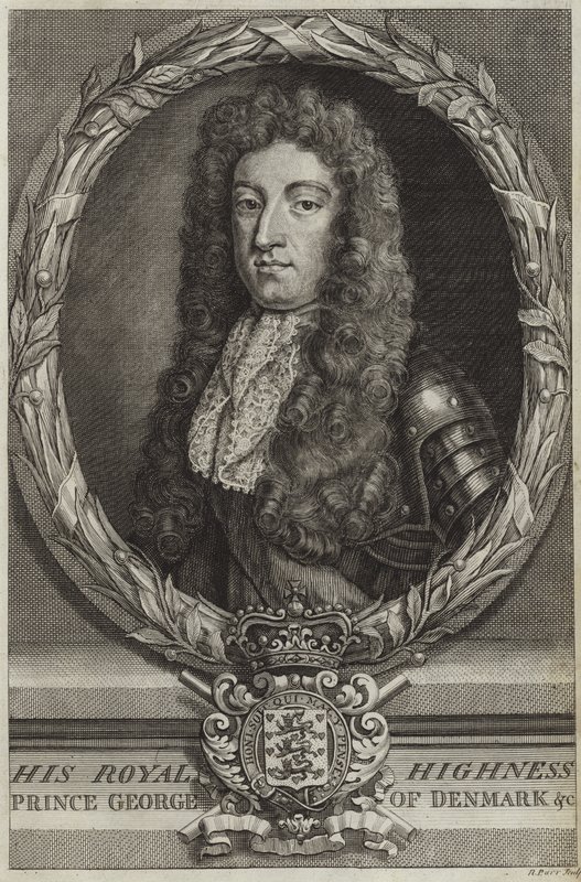 Porträt von Prinz Georg von Dänemark von English School