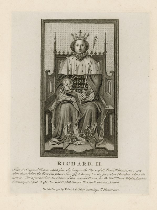Porträt von Richard II von English School