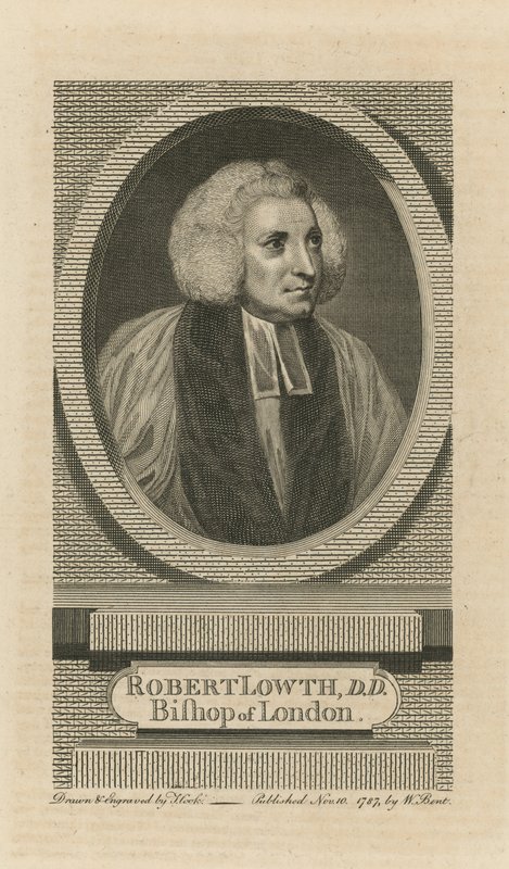 Porträt von Robert Lowth von English School