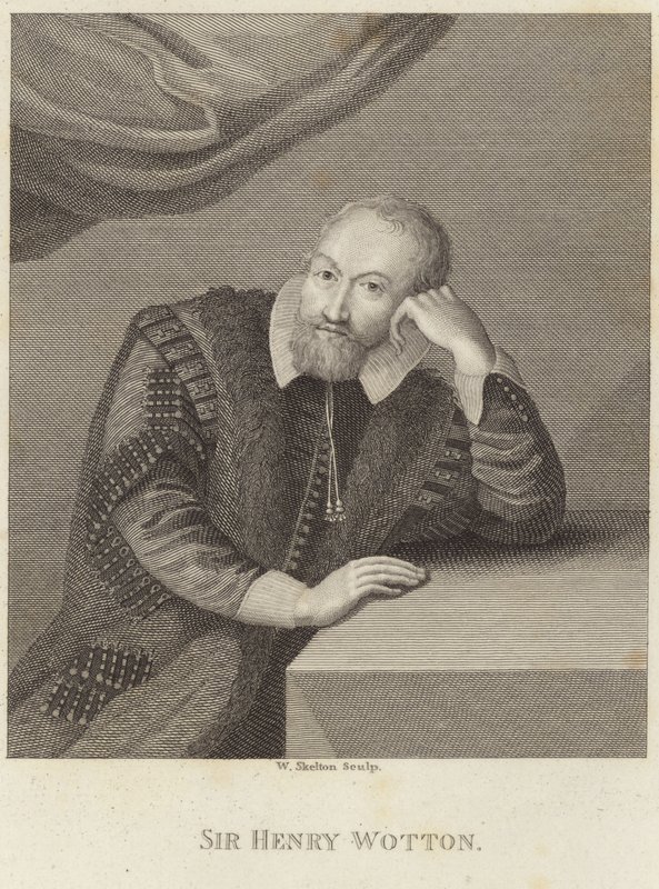 Porträt von Sir Henry Wotton von English School