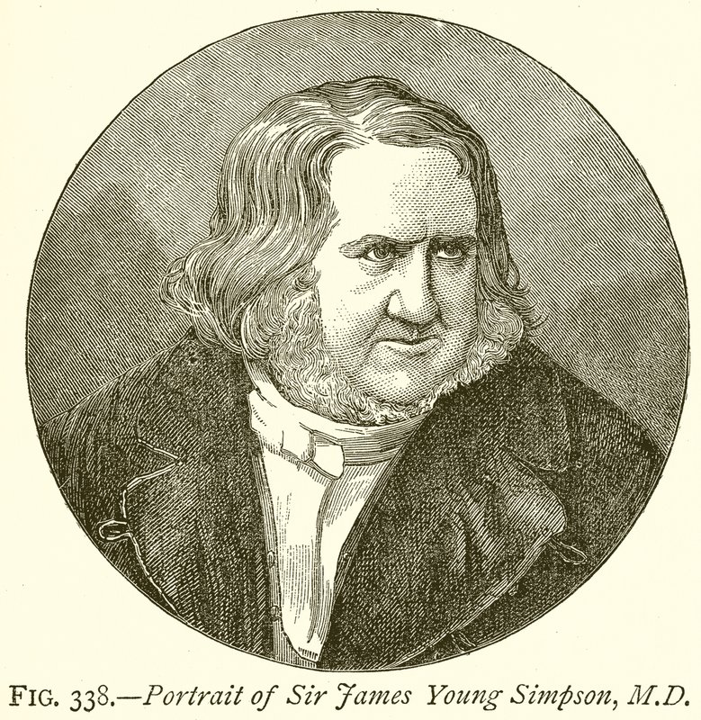Porträt von Sir James Young Simpson, M.D. von English School