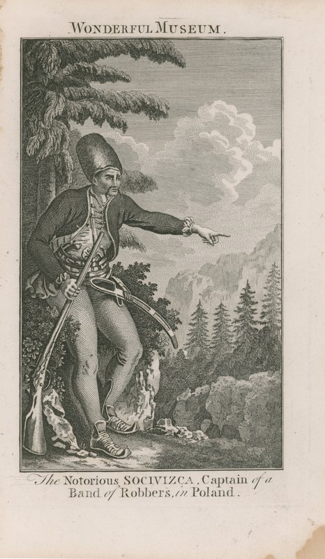 Porträt des berüchtigten Socivizca von English School