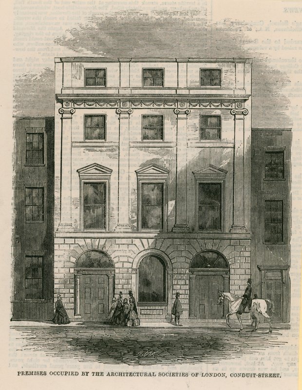 Räumlichkeiten der Architektenvereinigungen von London, Conduit Street, London von English School