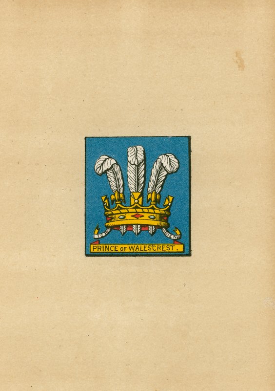 Wappen des Prinzen von Wales von English School