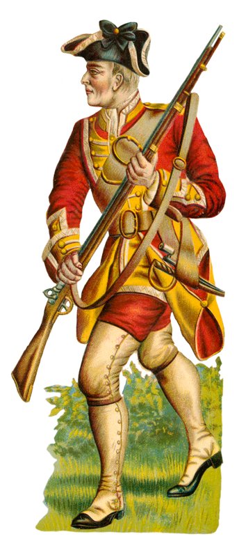 Soldat des 35. Fußregiments zur Zeit von König Georg II. von English School