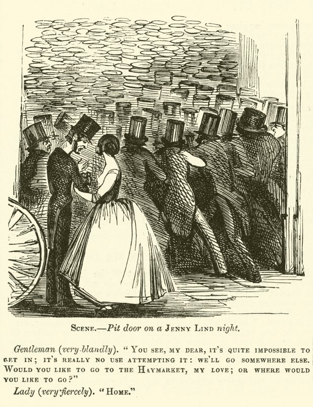 Punch-Karikatur: Jenny Lind von English School