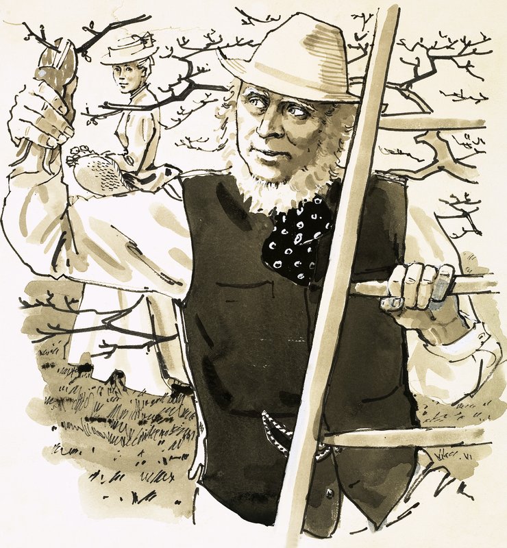 R. D. Blackmore, der Autor von Lorna Doone von English School