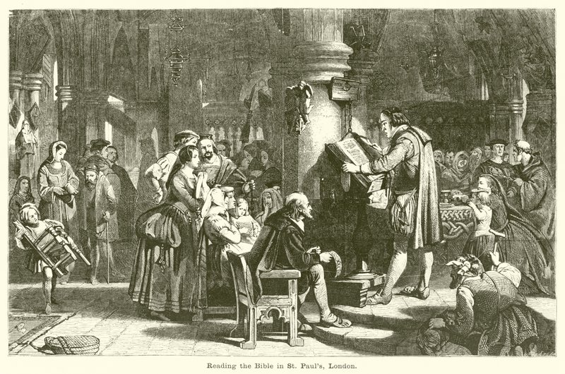 Die Bibel lesen in St. Pauls, London von English School