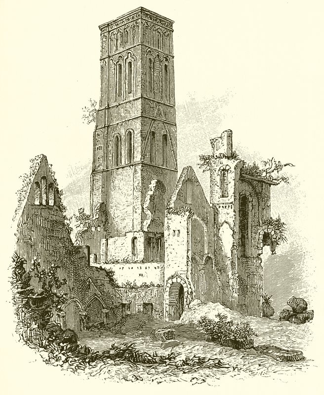 Überreste der Osney-Abtei von English School