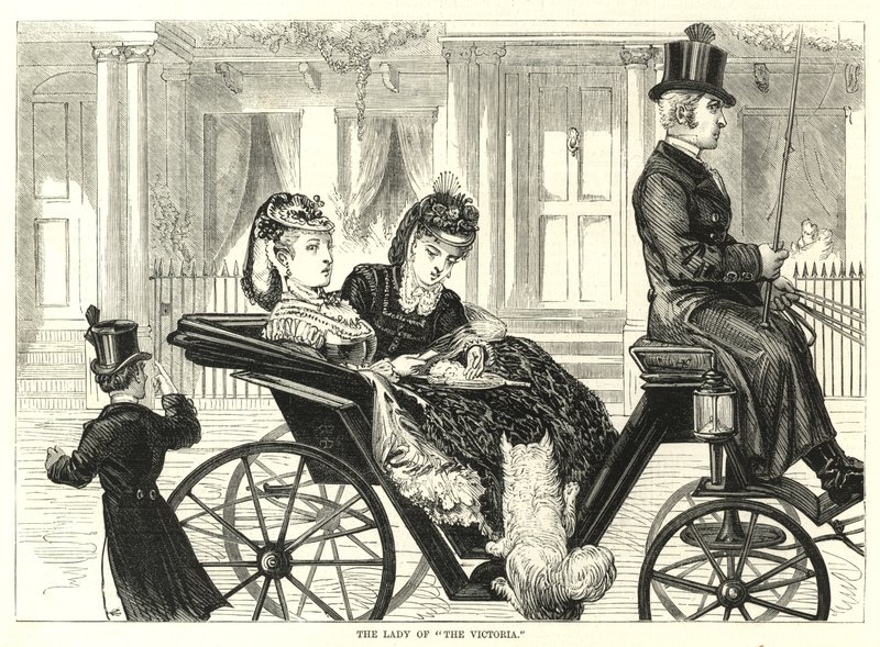 Repräsentative Derby-Frauen: Die Dame der Victoria von English School