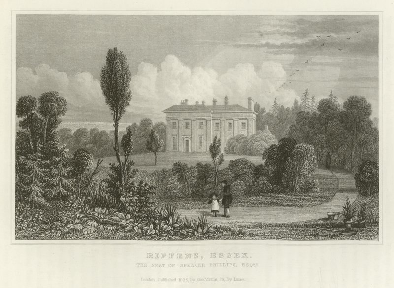 Riffens, Essex, der Sitz von Spencer Phillips, Esquire von English School