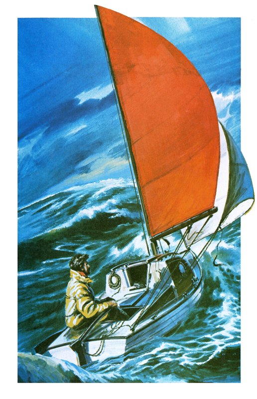 Robert Manry auf seiner einsamen Reise von English School