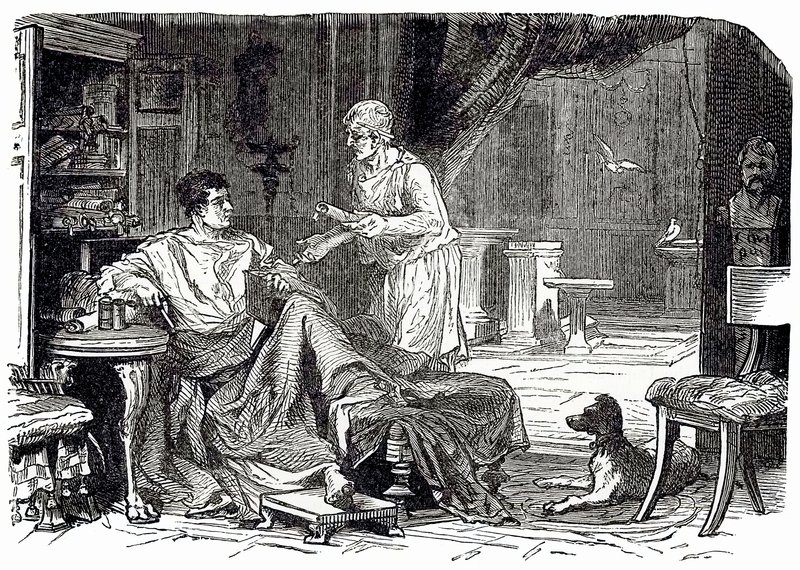 Römisches Studium, Illustration aus Cassell