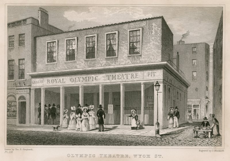 Royal Olympic Theatre, Wych Street, London von English School