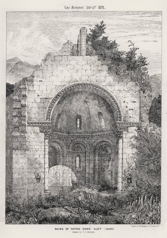 Ruinen von Notre Dame Alet, Aude von English School