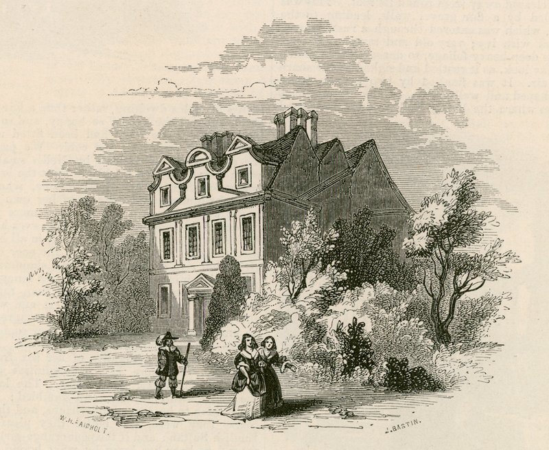 Sandford Manor House, Fulham, London, ehemals der Wohnsitz von Nell Gwynne von English School