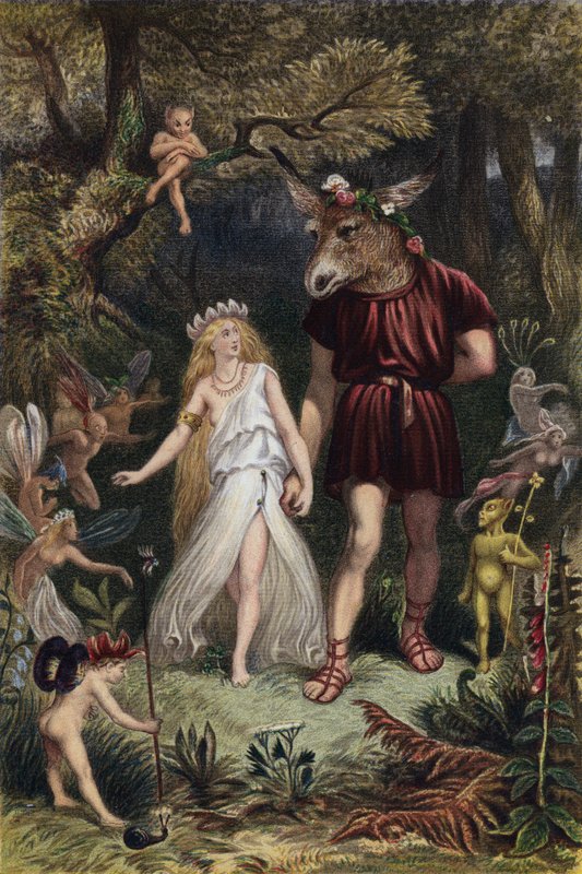 Shakespeare, Ein Sommernachtstraum, Akt IV, Szene 1 von English School