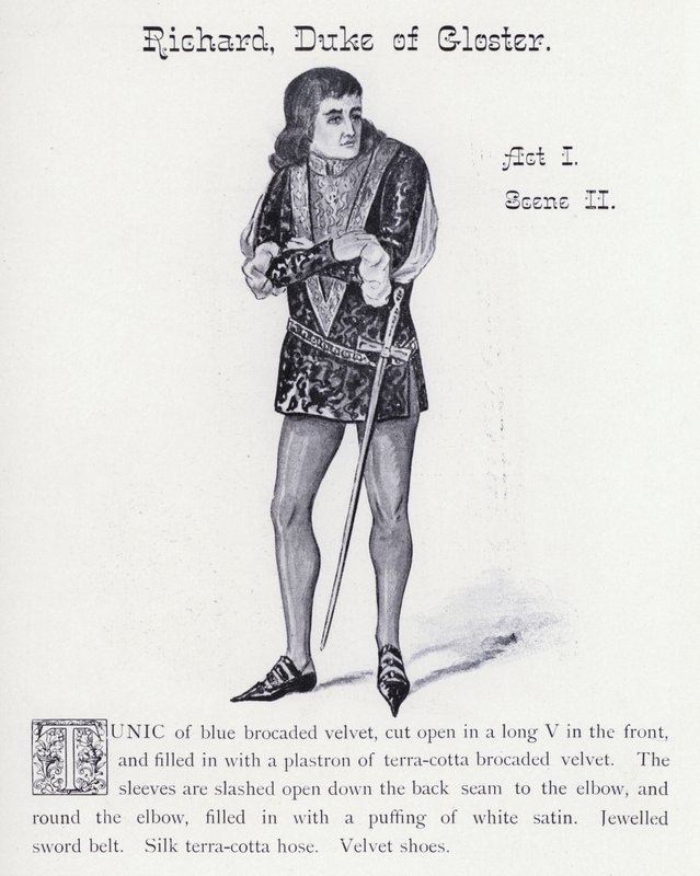 Shakespeares König Richard III: Richard, Herzog von Gloster, Akt I, Szene II von English School