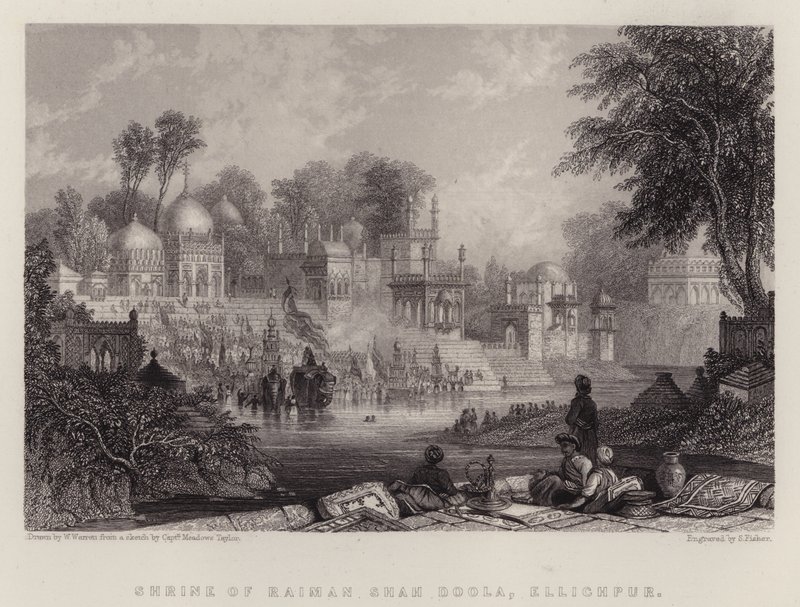 Schrein von Raiman Shah Doola, Ellichpur von English School