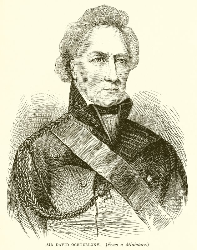 Sir David Ochterlony von English School