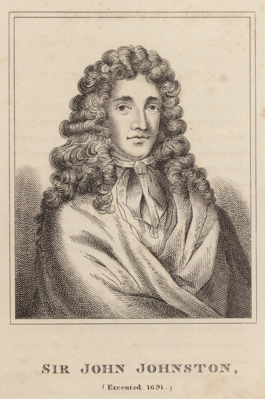 Sir John Johnston, Hingerichtet 1691 von English School