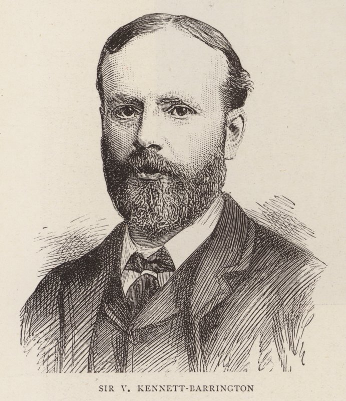 Sir V Kennett-Barrington (Gravur) von English School