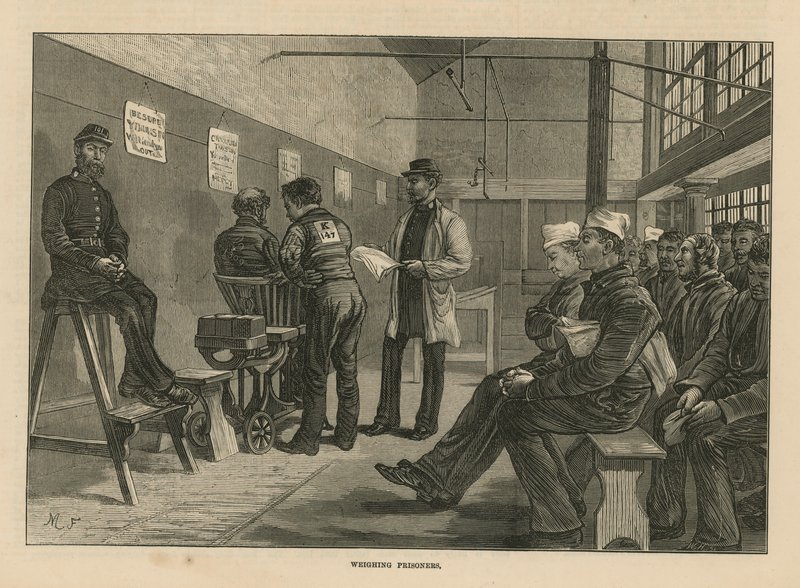 Skizzen im Clerkenwell House of Correction von English School