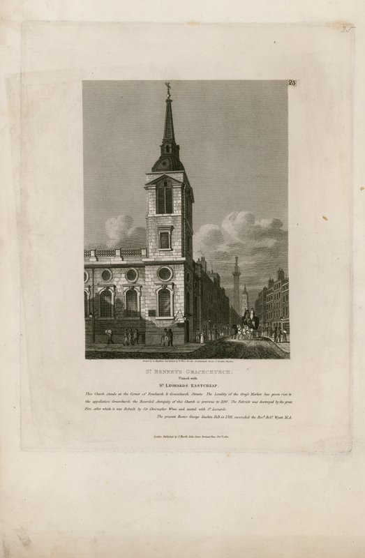 St. Bennet Gracechurch, vereint mit St. Leonard Eastcheap von English School