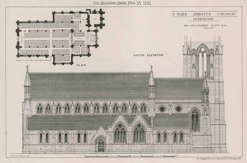 St Mary Abbotts Kirche, Kensington von English School
