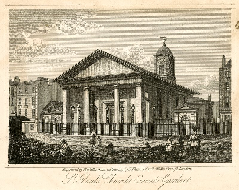 St. Pauls, Covent Garden, London von English School