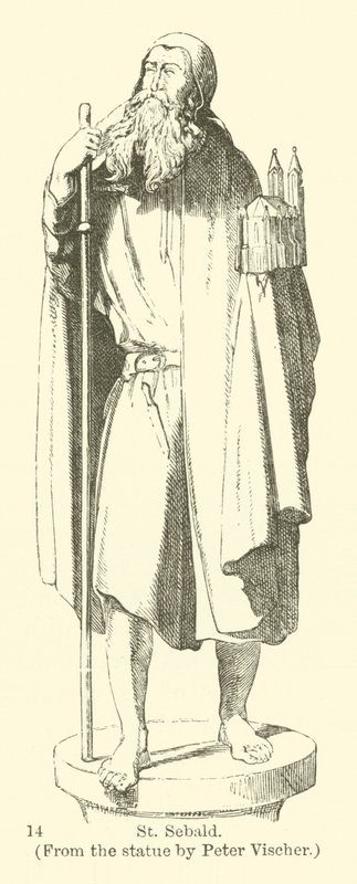 St. Sebald, nach der Statue von Peter Vischer von English School
