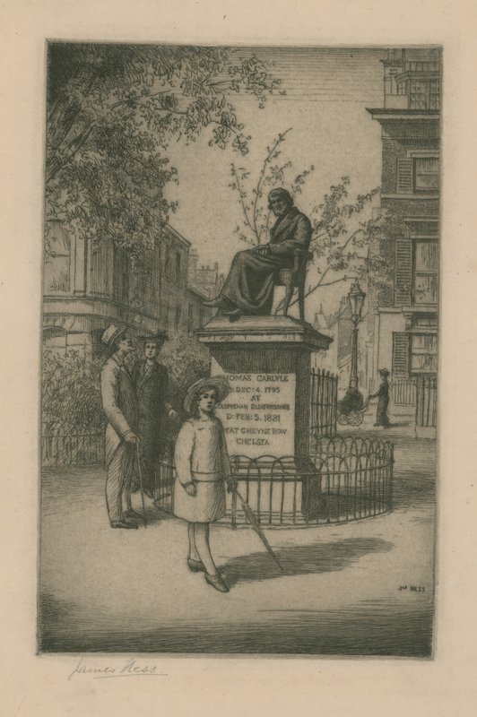 Statue von Thomas Carlyle von English School