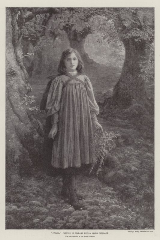 "Stella," jetzt ausgestellt in der Royal Academy von English School