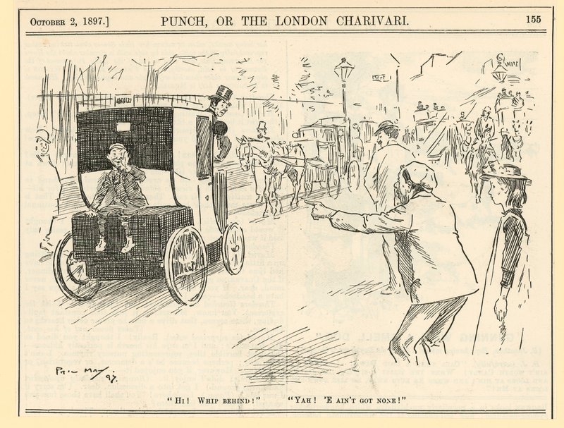Taxis - Elektrisch, 1897 von English School