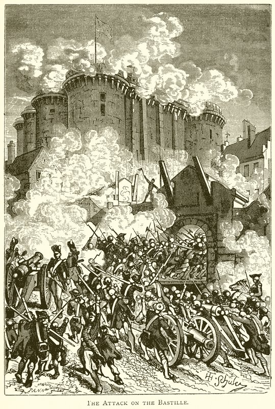 Der Angriff auf die Bastille von English School