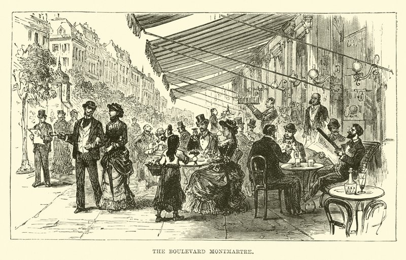 Der Boulevard Montmartre von English School