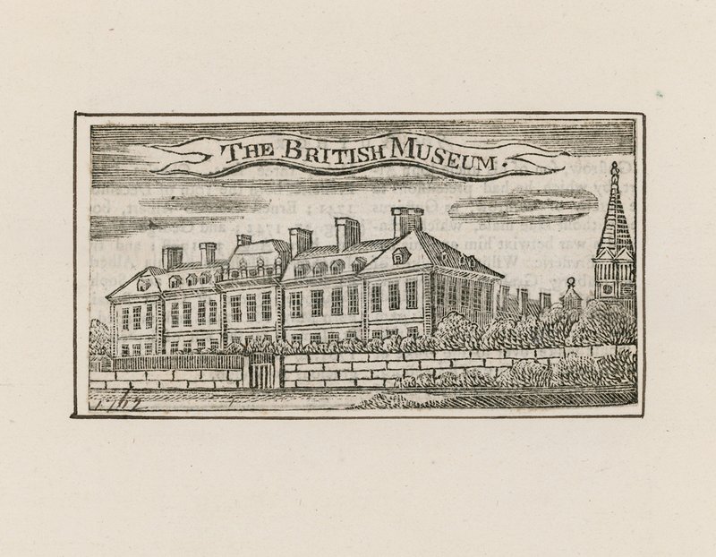 Das British Museum im Montague House von English School