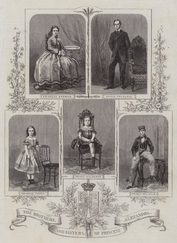 Die Brüder und Schwestern von Prinzessin Alexandra von English School