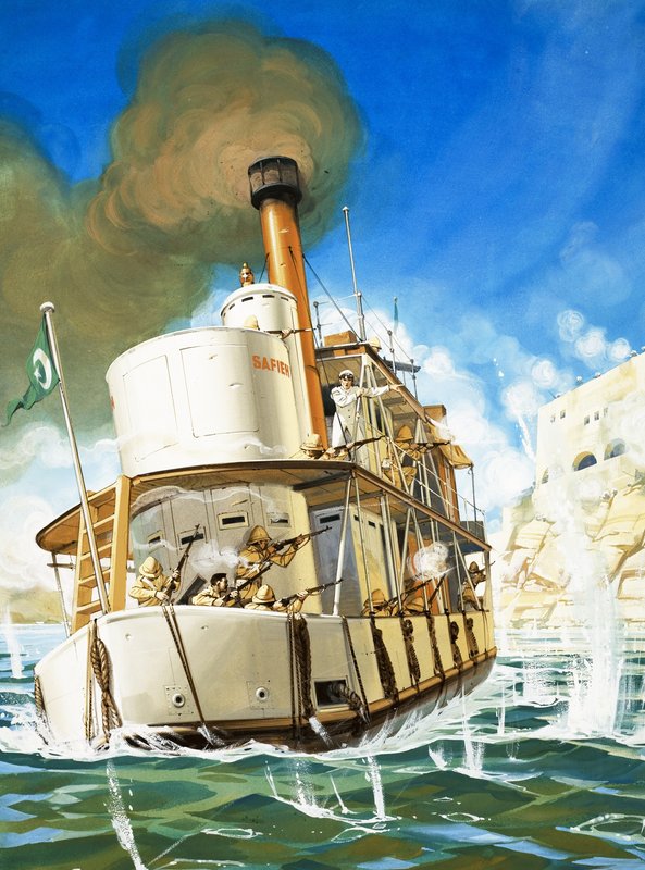 Der Bulldoggen-Admiral (Lord Charles Beresford) von English School