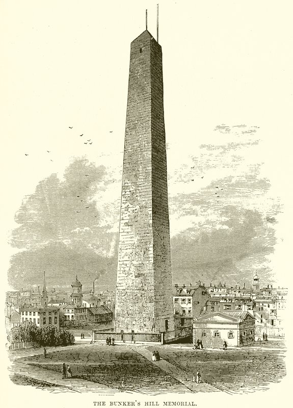 Das Bunkers Hill Denkmal von English School