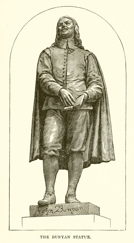 Die Bunyan-Statue von English School