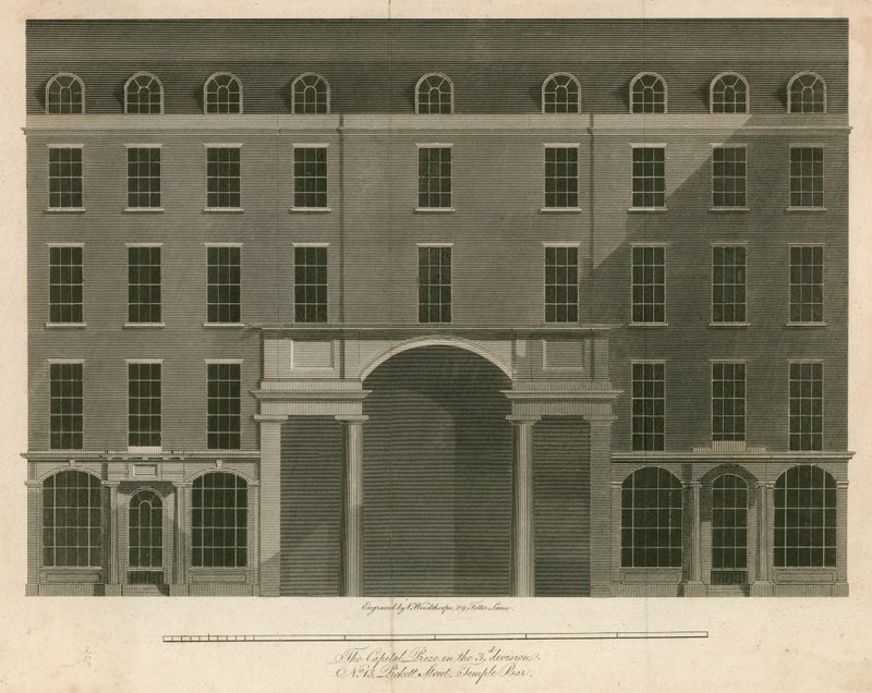Der Hauptpreis, 13 Pickett Street, Temple Bar, London von English School